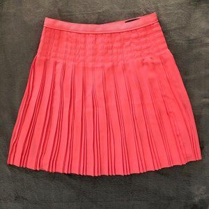 J. Crew pink pleated skirt